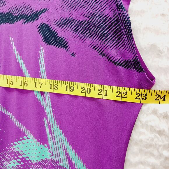 Blouse Size XL Purple Floral Whimsycore Y2K Soft Girl Alt Cottagecore Workwear - Picture 3 of 10